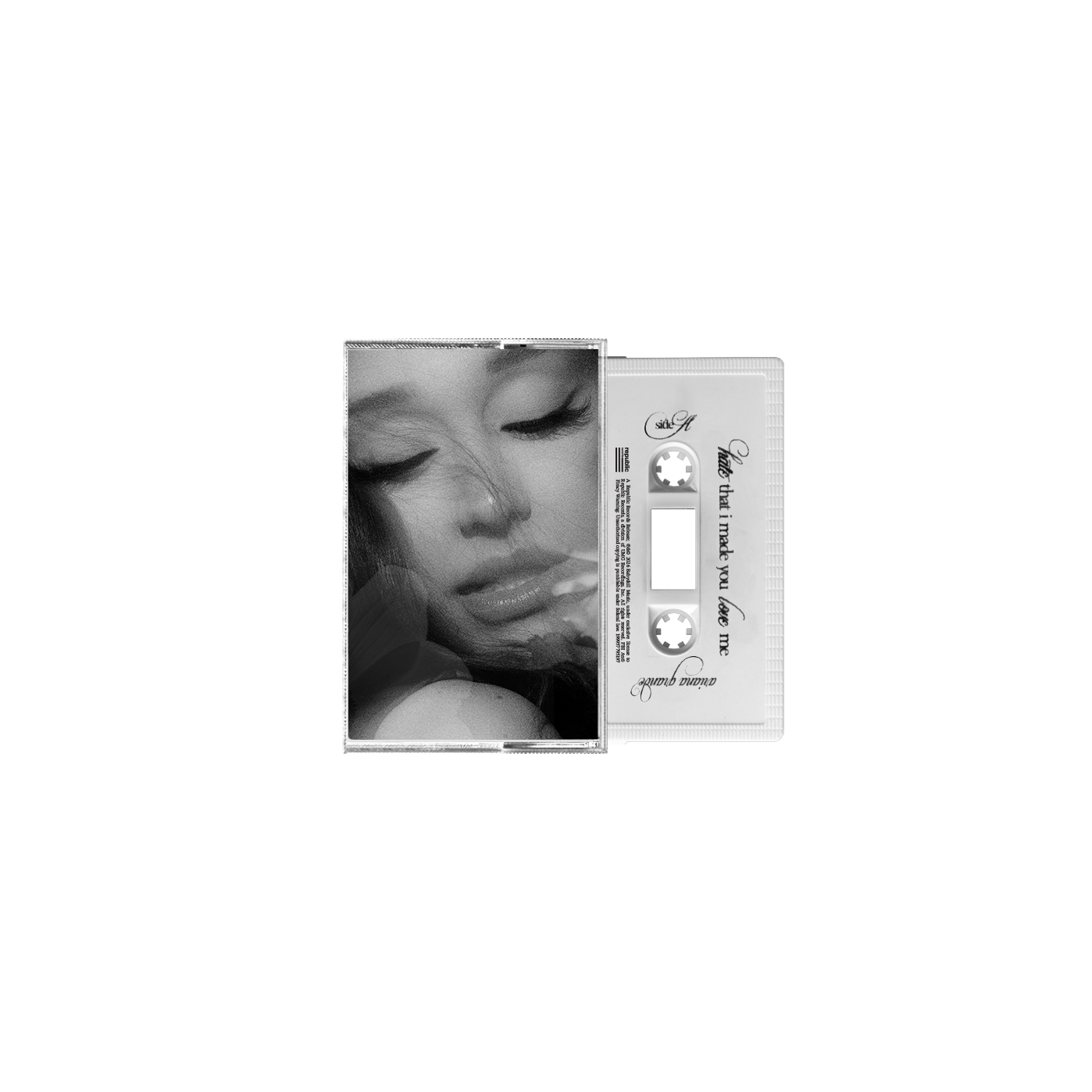Ariana Grande hate that i made you love me - dandelion white cassette MC 446262