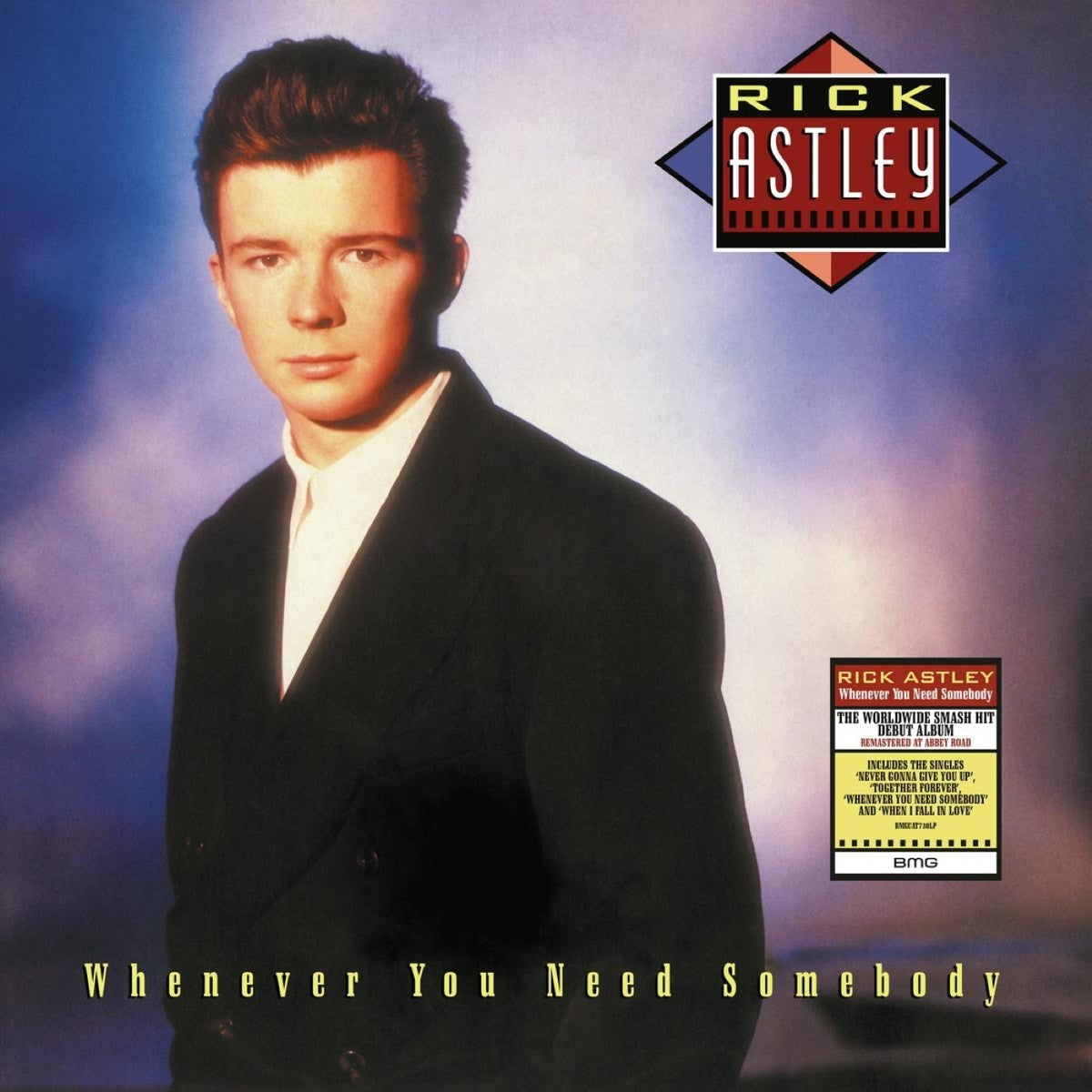 Astley,Rick Whenever You Need Somebody (2022 Remaster) Vinyl 426492