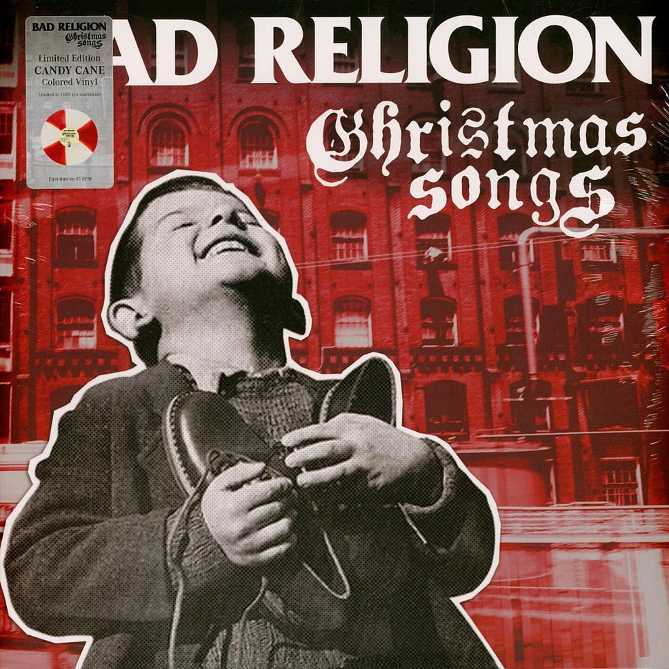 Bad Religion Christmas Songs (Candy Cane Vinyl) Candy Cane Vinyl LP - Double-Sided, 45 RPM 430096