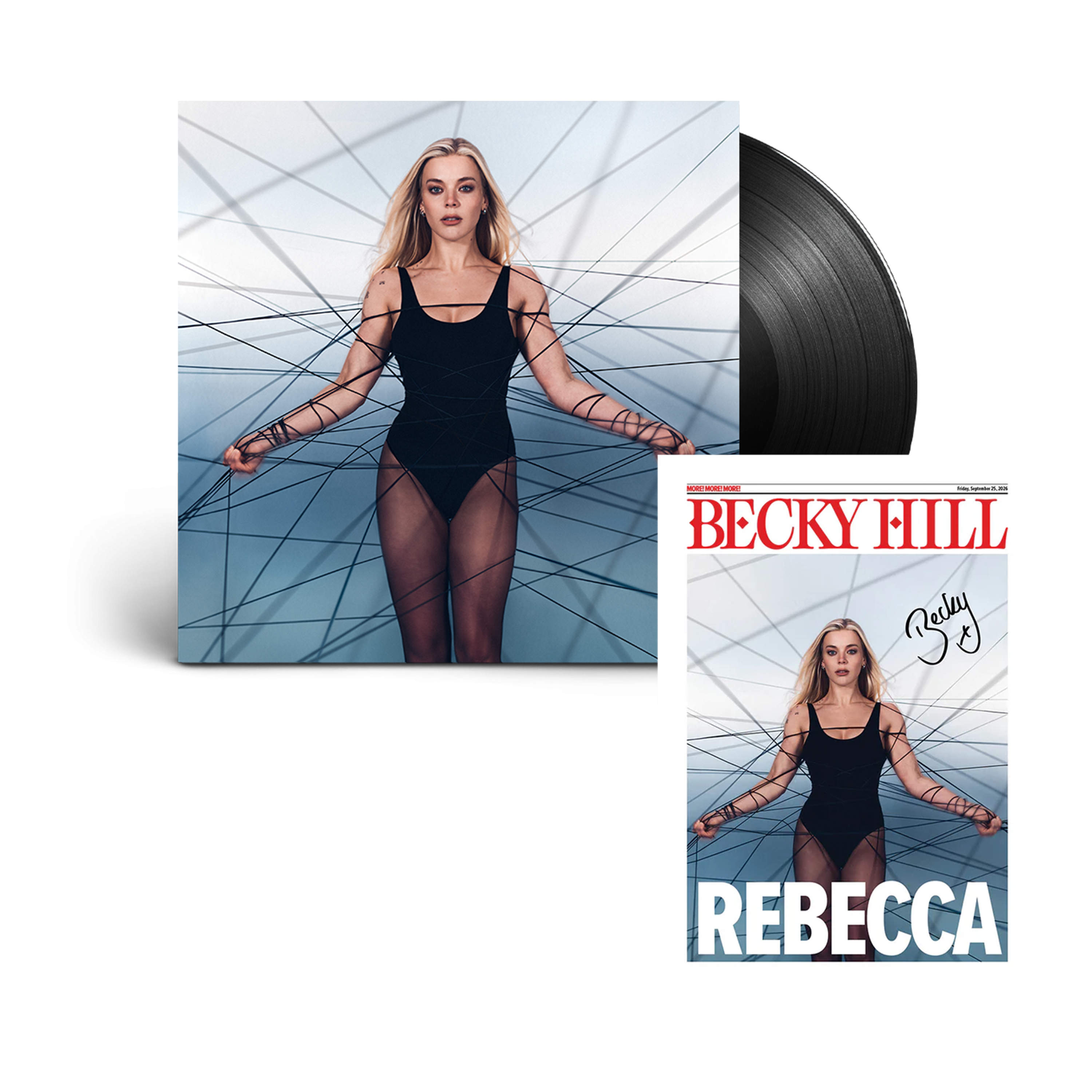 Becky Hill REBECCA Vinyl + Signed Art Card 448024