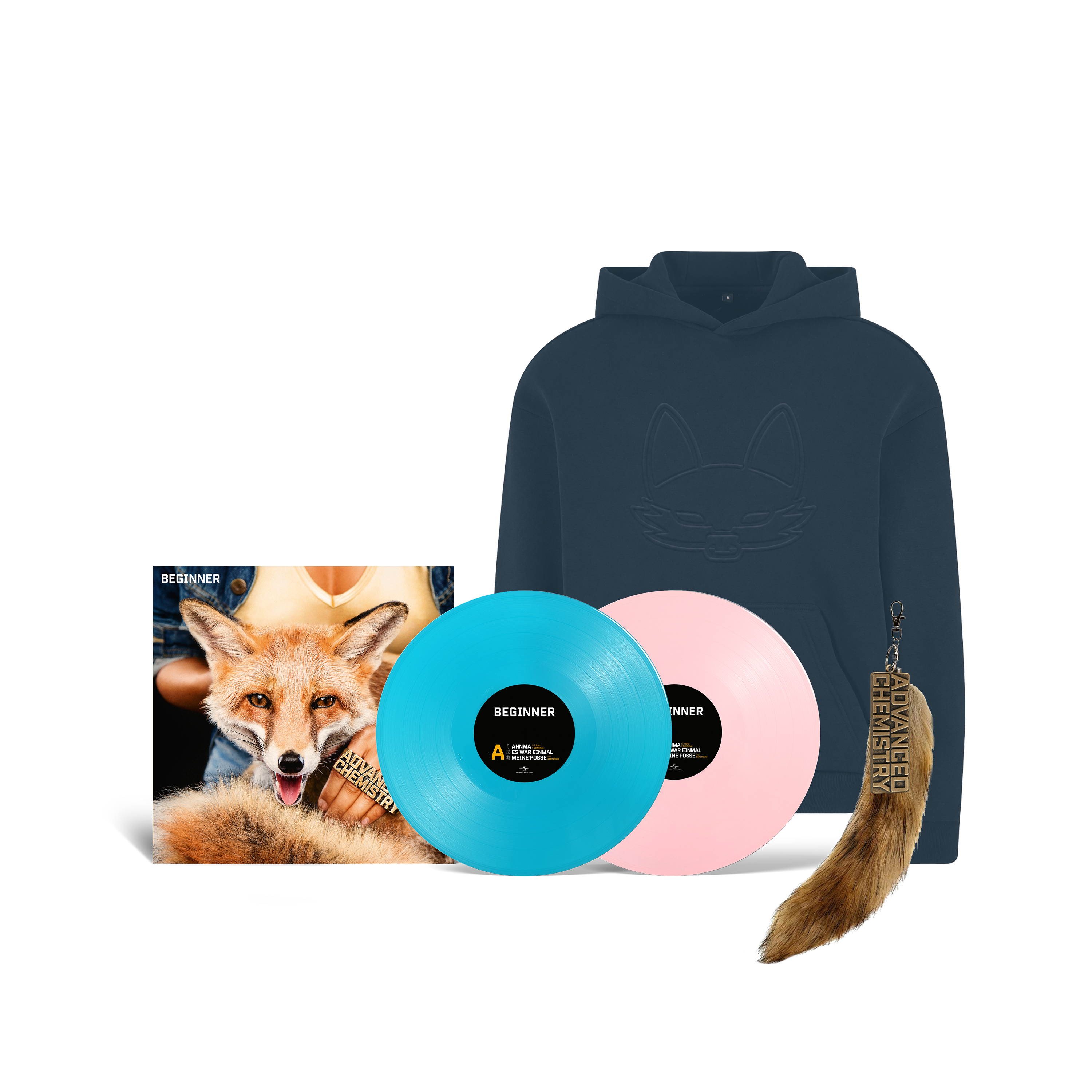 Beginner Advanced Chemistry 180gr. Bio Vinyl Gatefold 12" + Hoodie + Fuchsschwanz 453635
