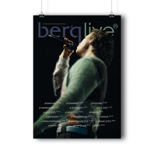 Berq - Tourposter 2025 (Poster 1)