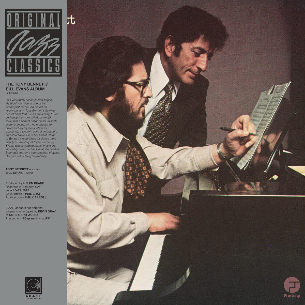 Tony Bennett & Bill Evans The Tony Bennett / Bill Evans Album Vinyl 314939