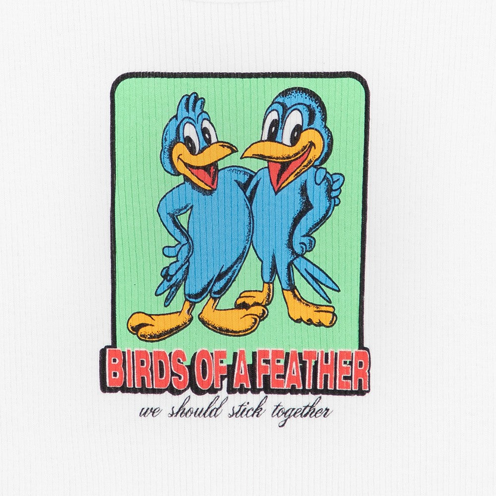 Billie Eilish BIRDS OF A FEATHER White Tank 445593