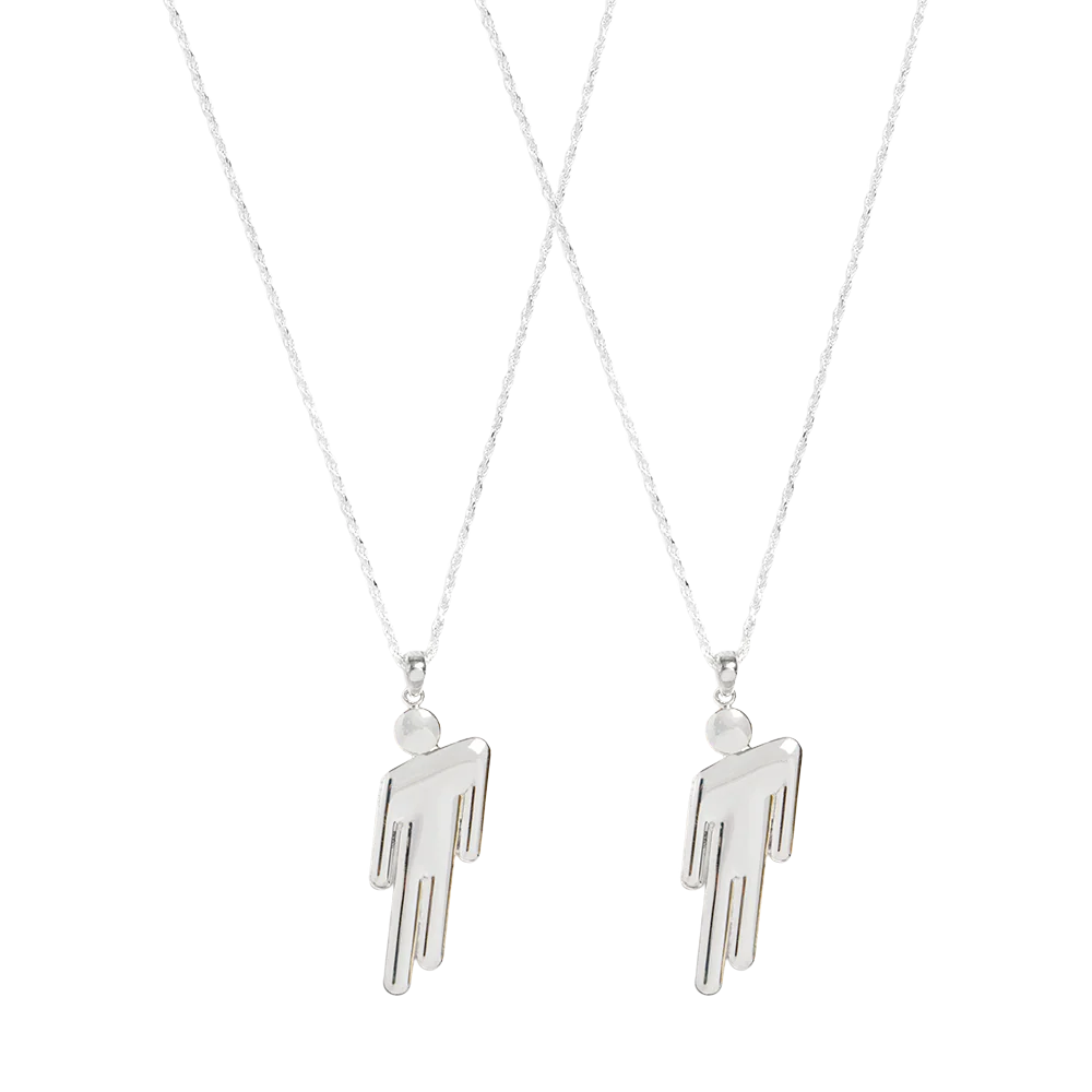 Billie Eilish BLOHSH SILVER FRIENDSHIP NECKLACE 2 PACK Halskette 433991