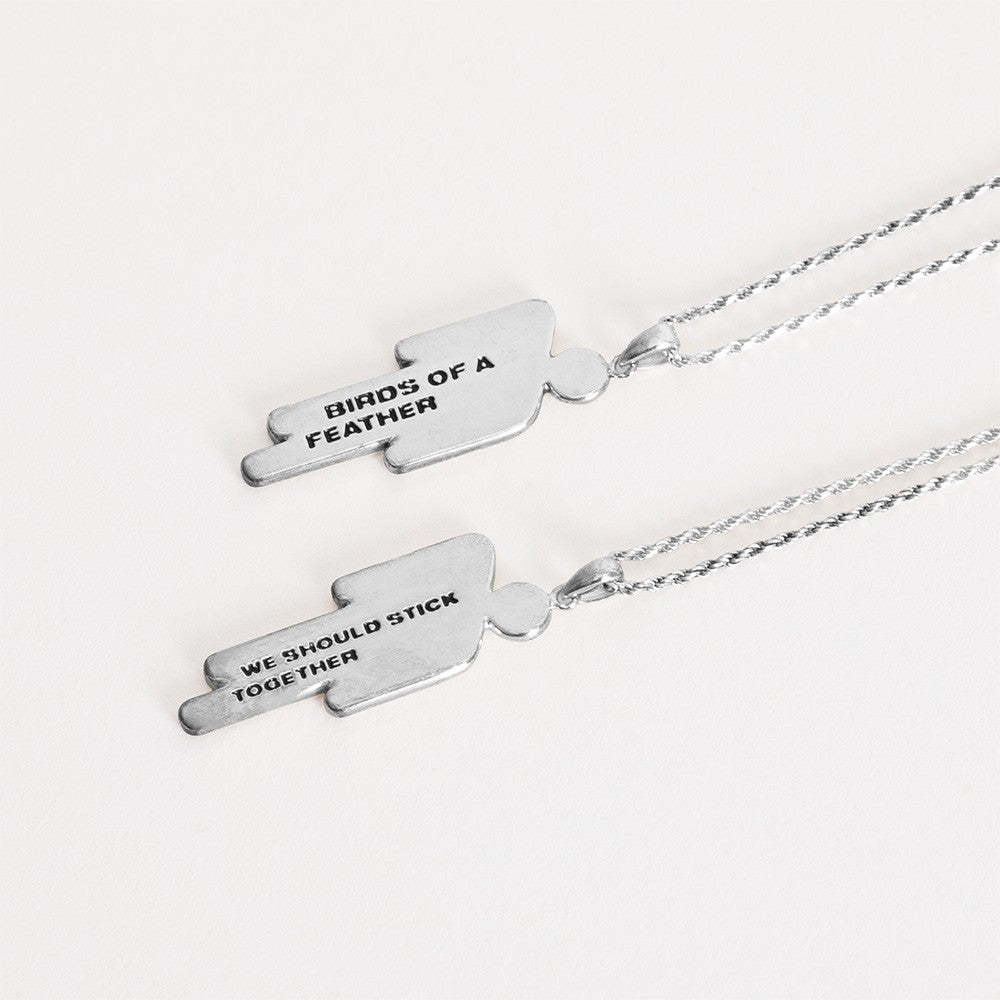 Billie Eilish BLOHSH SILVER FRIENDSHIP NECKLACE 2 PACK Halskette 445143