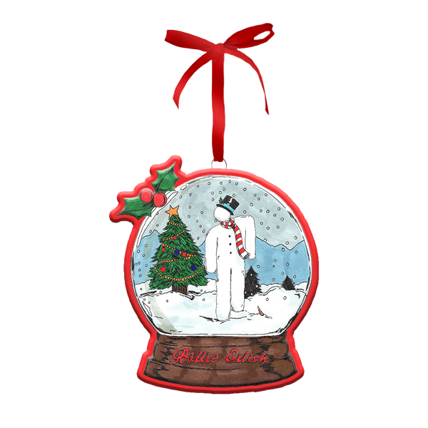 Billie Eilish - Blohsh Snowglobe Ornament (Ornaments)