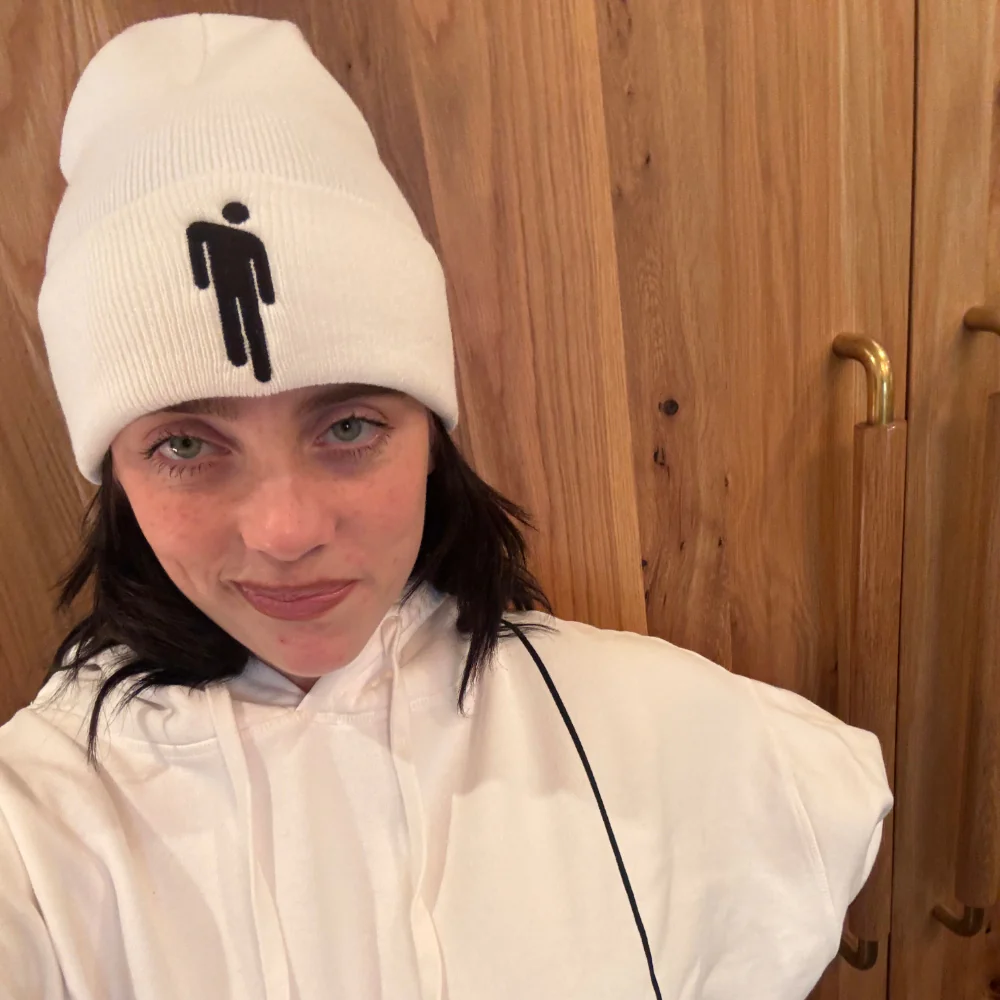 Billie Eilish Blohsh White Beanie Beanie 433987