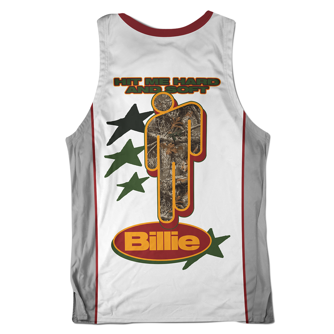 Billie Eilish Camo Blohsh Baskeball Jersey Trikot 428730