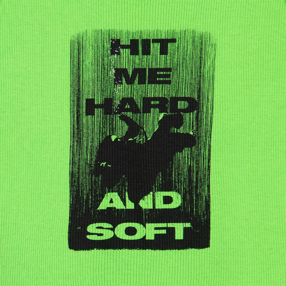 Billie Eilish HIT ME HARD AND SOFT Green Crop Tank 445329
