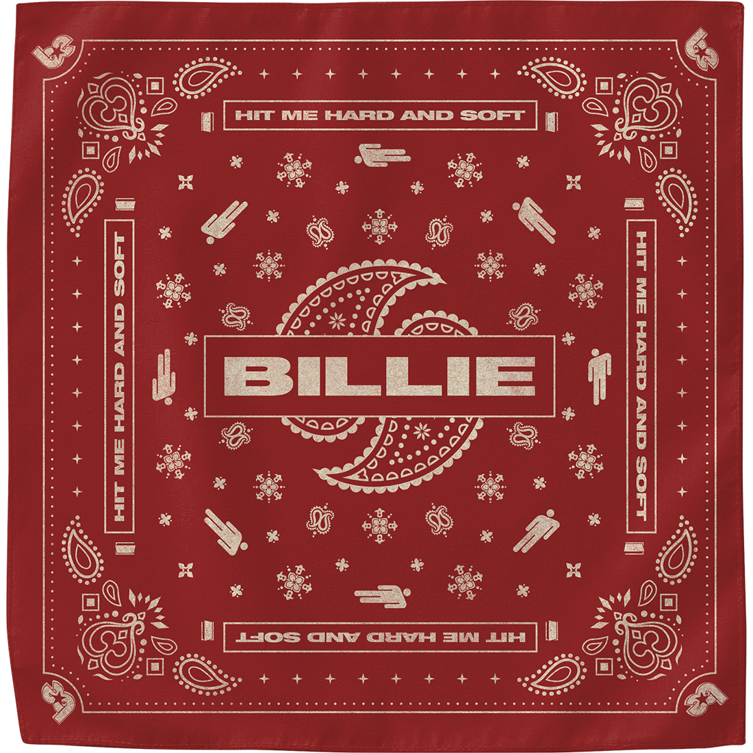 Billie Eilish Paisley Bandana 4 Pack Bandana 428760