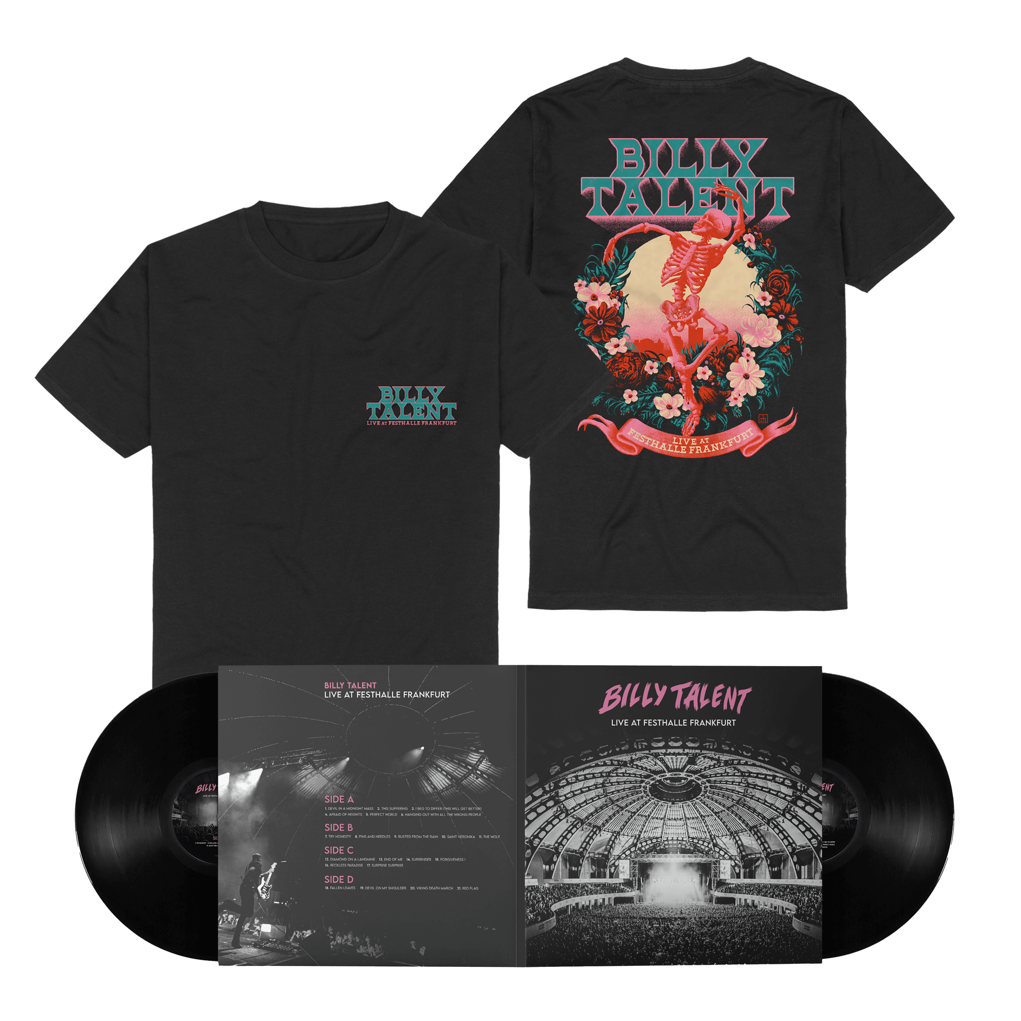 Billy Talent Live at Festhalle Frankfurt 2 Vinyl + T-Shirt 302297
