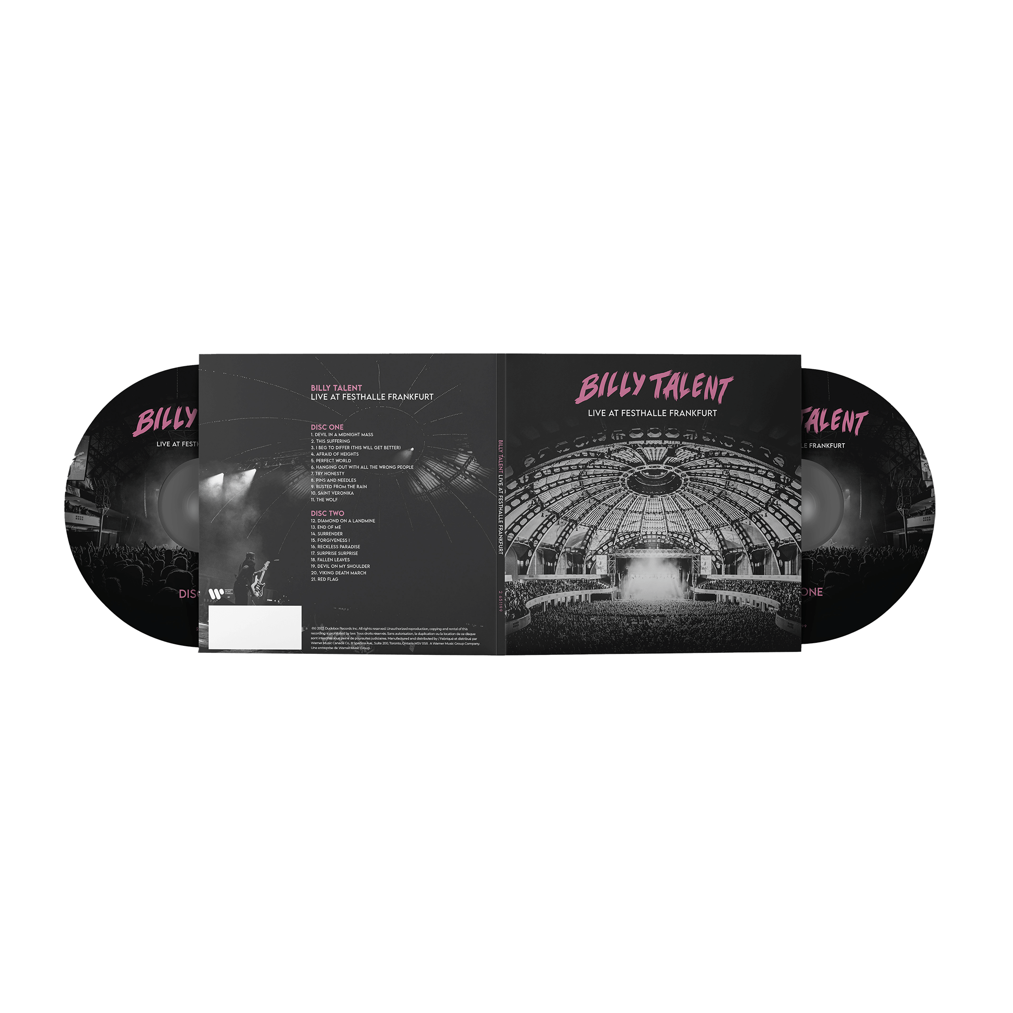 Billy Talent Live at Festhalle Frankfurt 2CD 302122