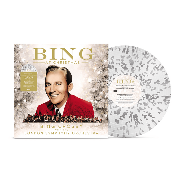 Bing Crosby - Bing At Christmas (LP - Silver-Clear Splatter Vinyl)