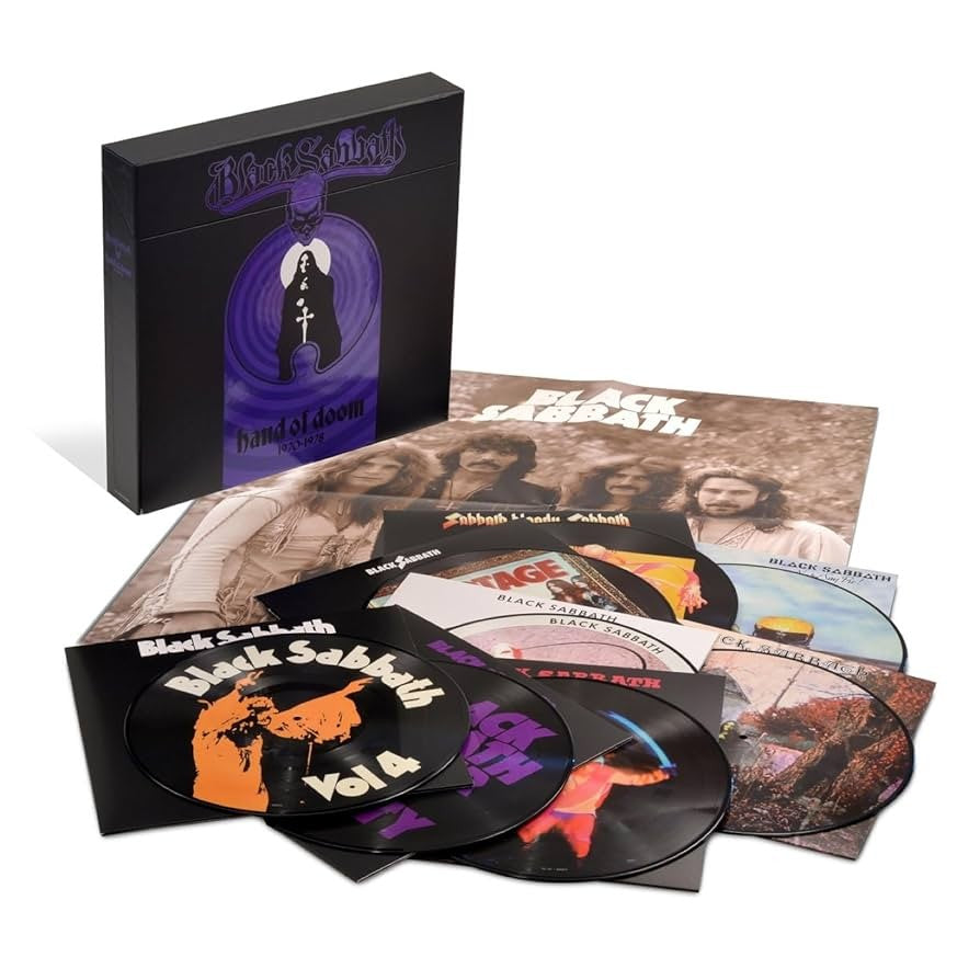 Black Sabbath Hand of Doom Limited Picture Disc Collector's Box Set edition 414488