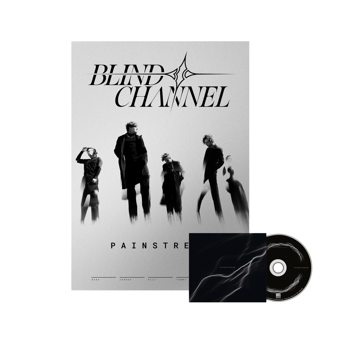 Blind Channel Painstream CD + signed Artprint Bundle 463437