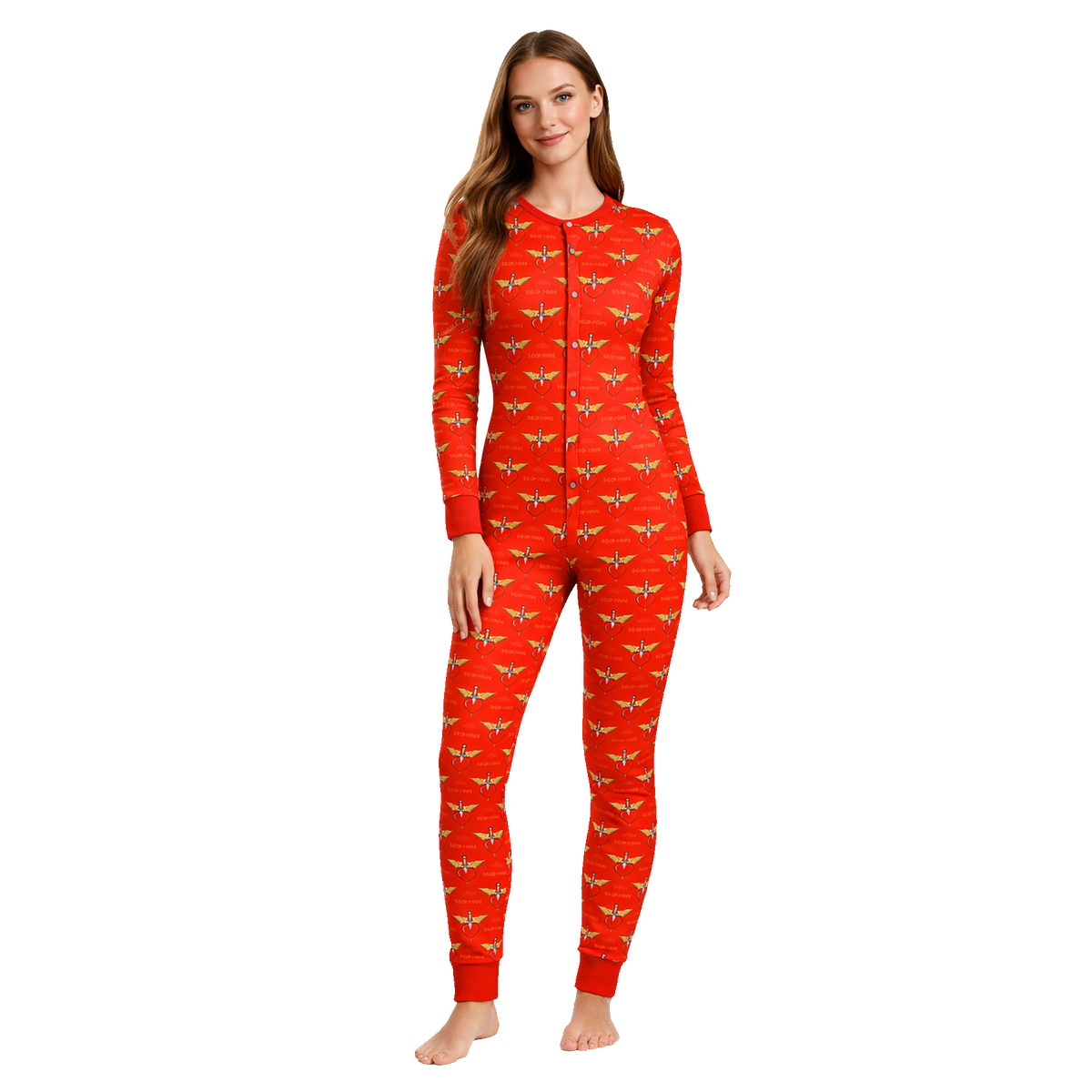 Heart & Dagger Adult Onesie - Bravado