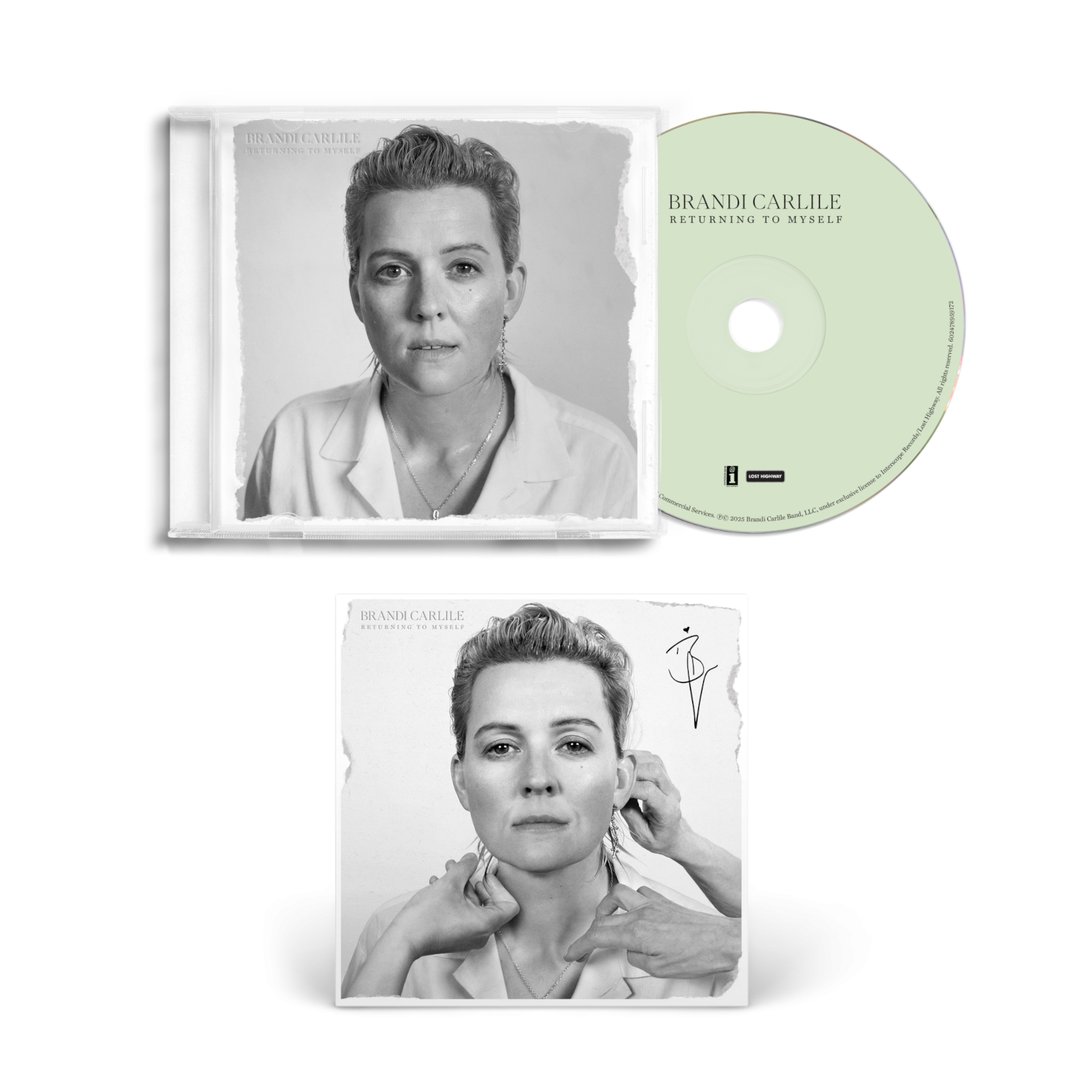 Brandi Carlile Returning to Myself  Store Exclusive CD + Signed Art Card CD-Size 420916