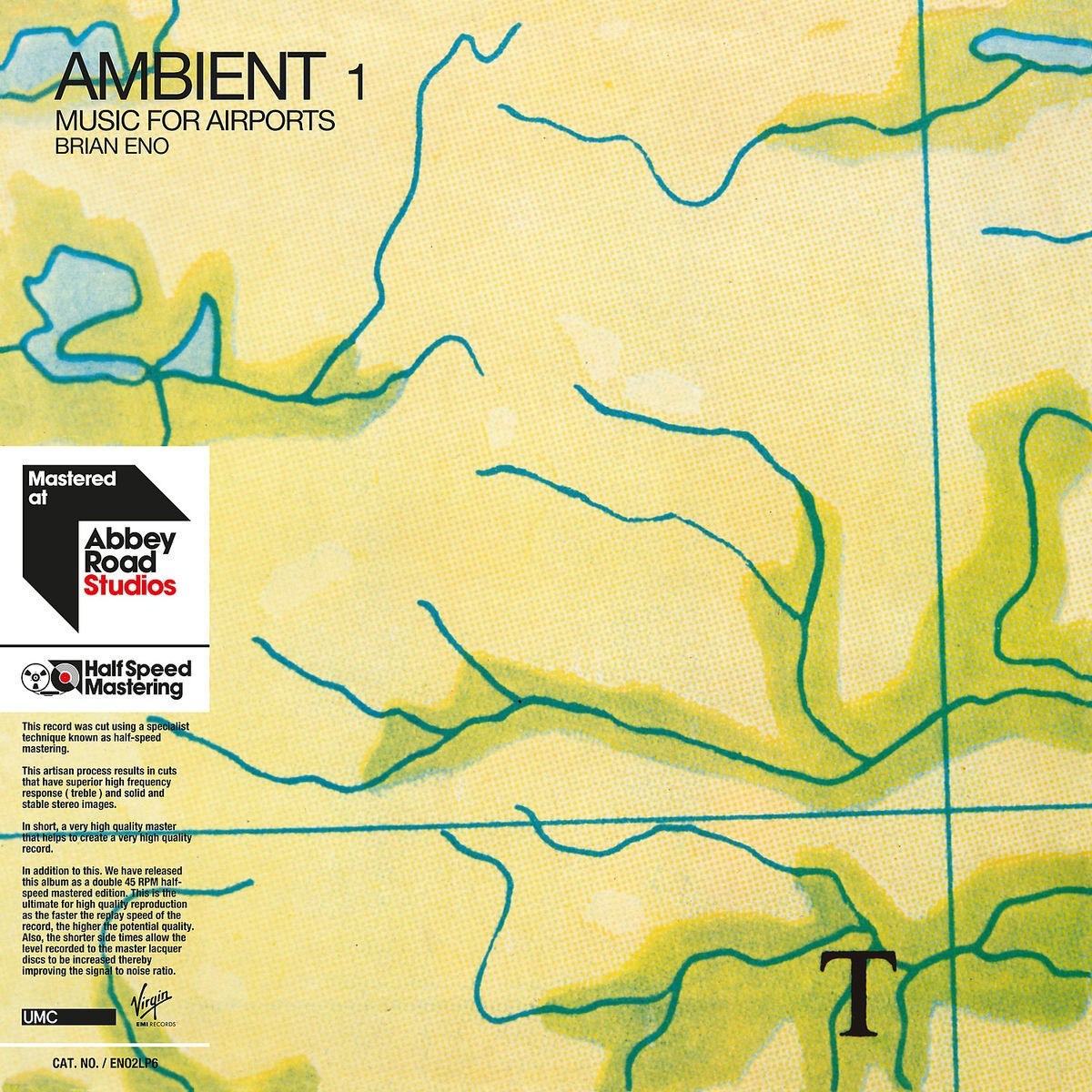 Brian Eno Ambient 1: Music For Airports (Ltd. Halfspeed 2LP) Vinyl LP 447226