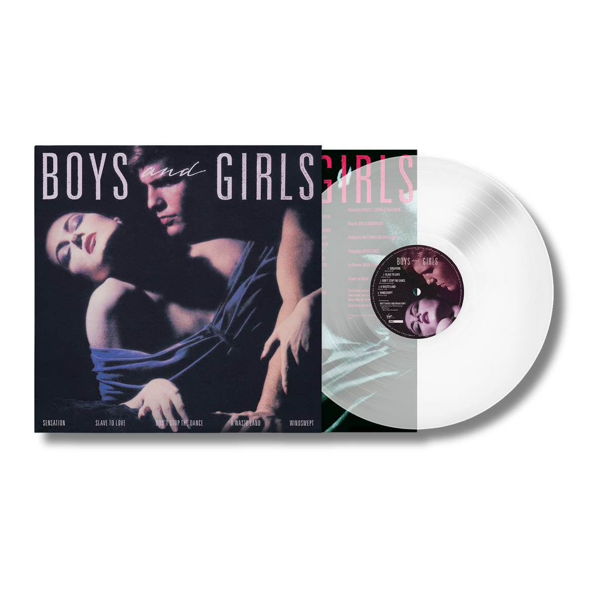 Bryan Ferry Boys and Girls Crystal Clear Vinyl LP 460049