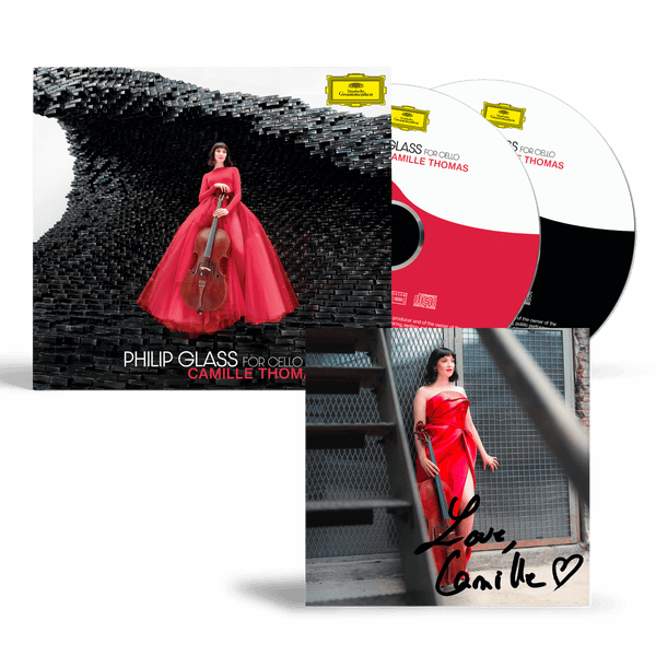Camille Thomas - Copy: Philip Glass: For Cello (2CD + signed Artcard)