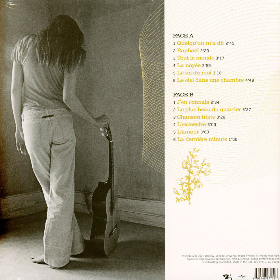 Carla Bruni Quelqu'un m'a dit Limited 20th Anniversary Transparent LP 263013