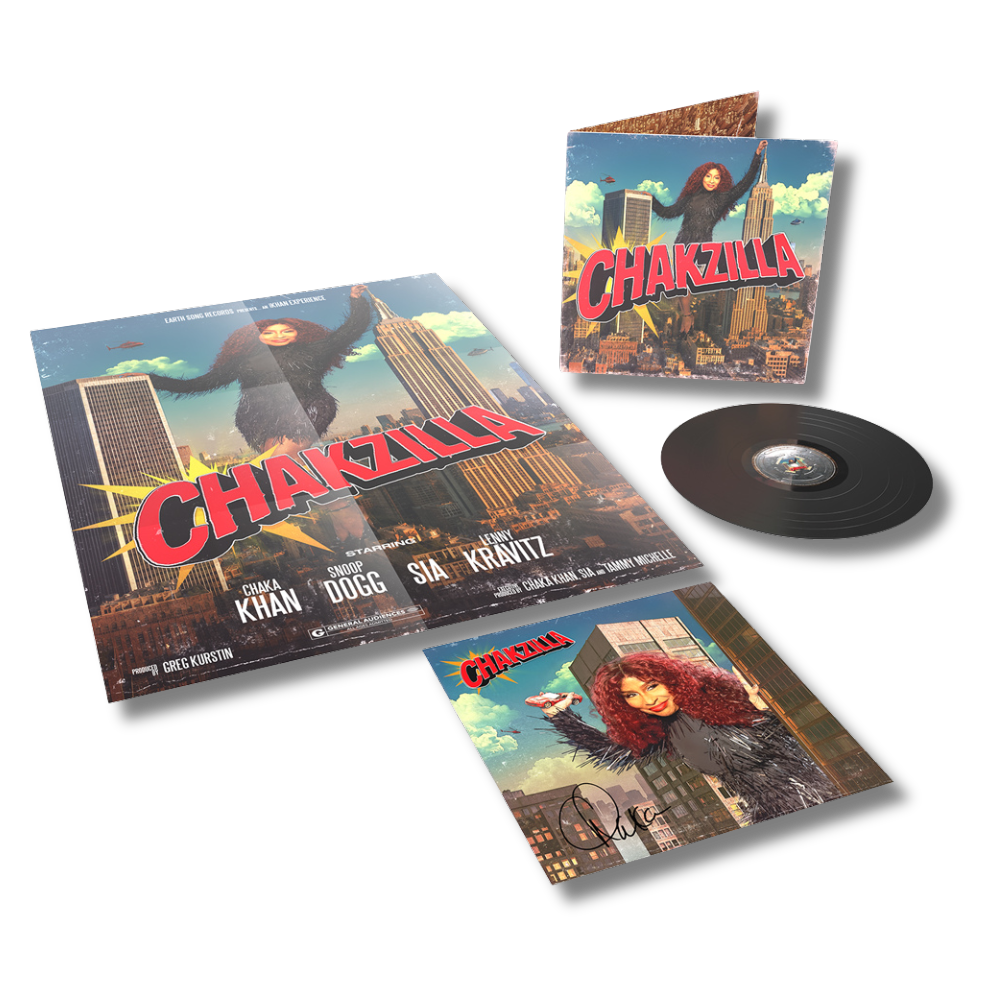 Chaka Khan Chakzilla Black Vinyl LP + Signed Artcard 459735