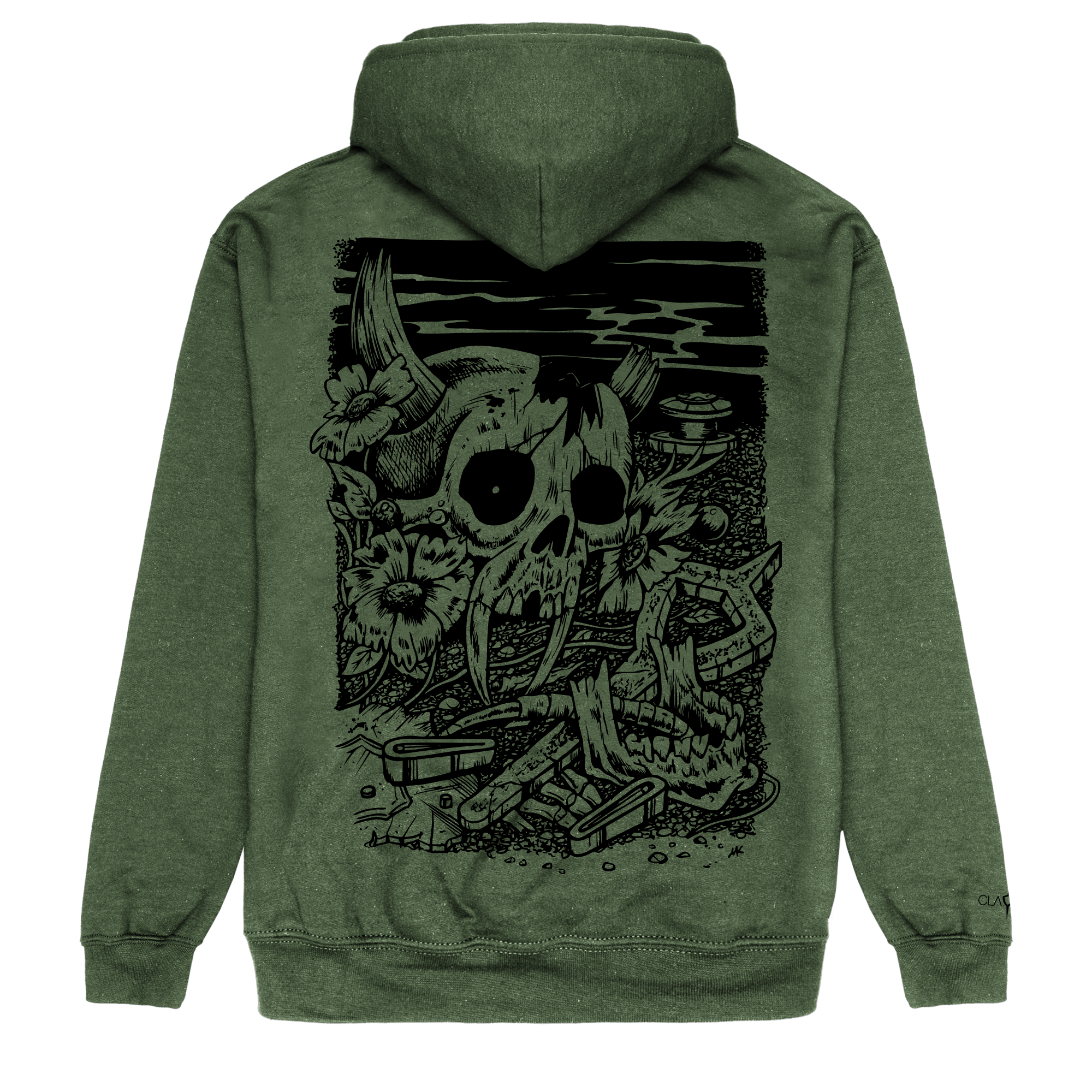 Clayman Limited Broken Skull Kapuzenjacke 425848