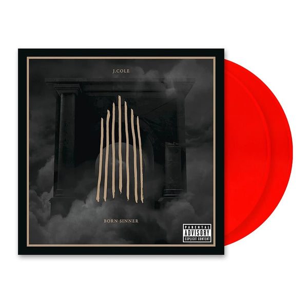 J. Cole - Born Sinner (Ltd. translucent red Vinyl) (Red Vinyl 2LP)