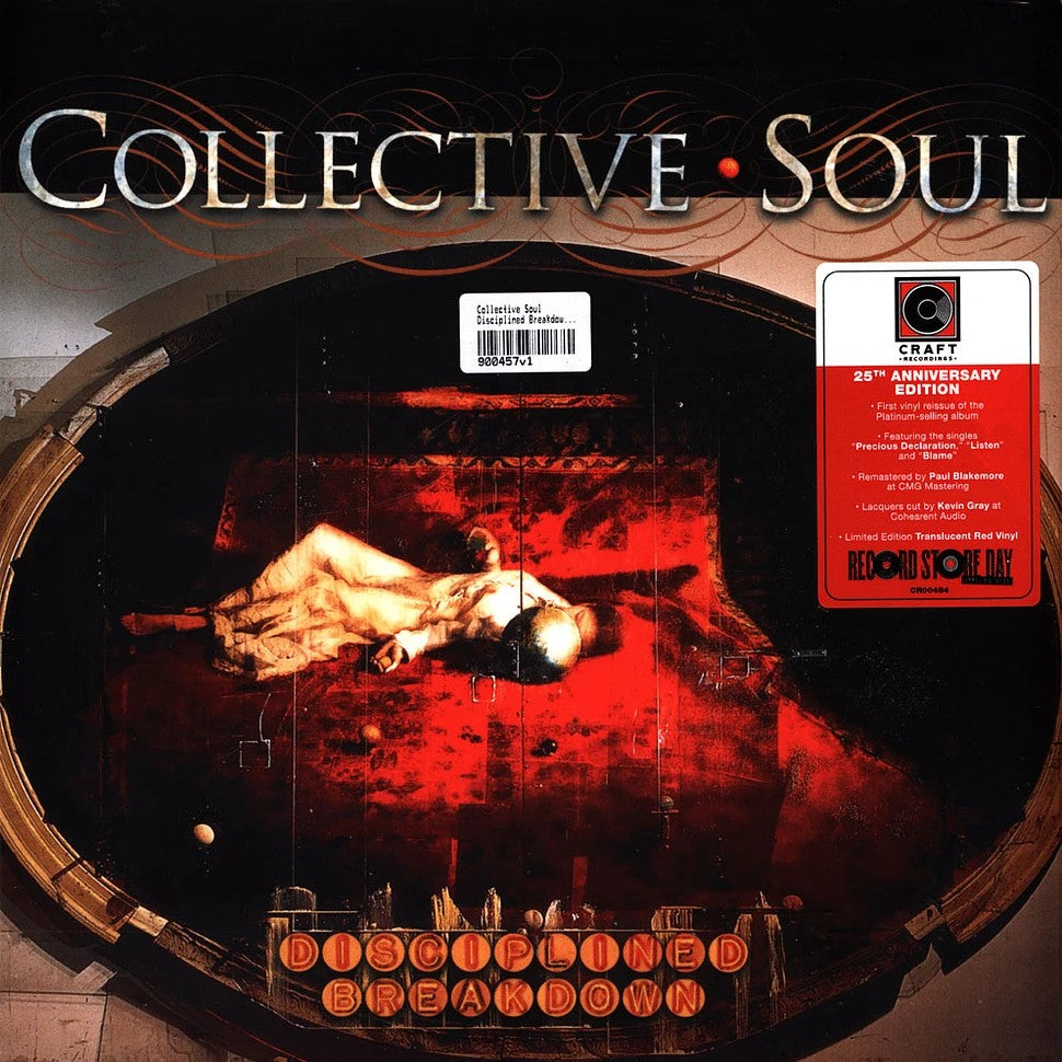 Collective Soul Disciplined Breakdown Red Vinyl - RSD 2022 424400