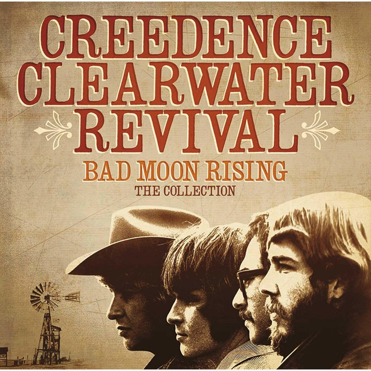Creedence Clearwater Revival Bad Moon Rising: The Collection Limited Orange And Black Splatter Vinyl LP 424582