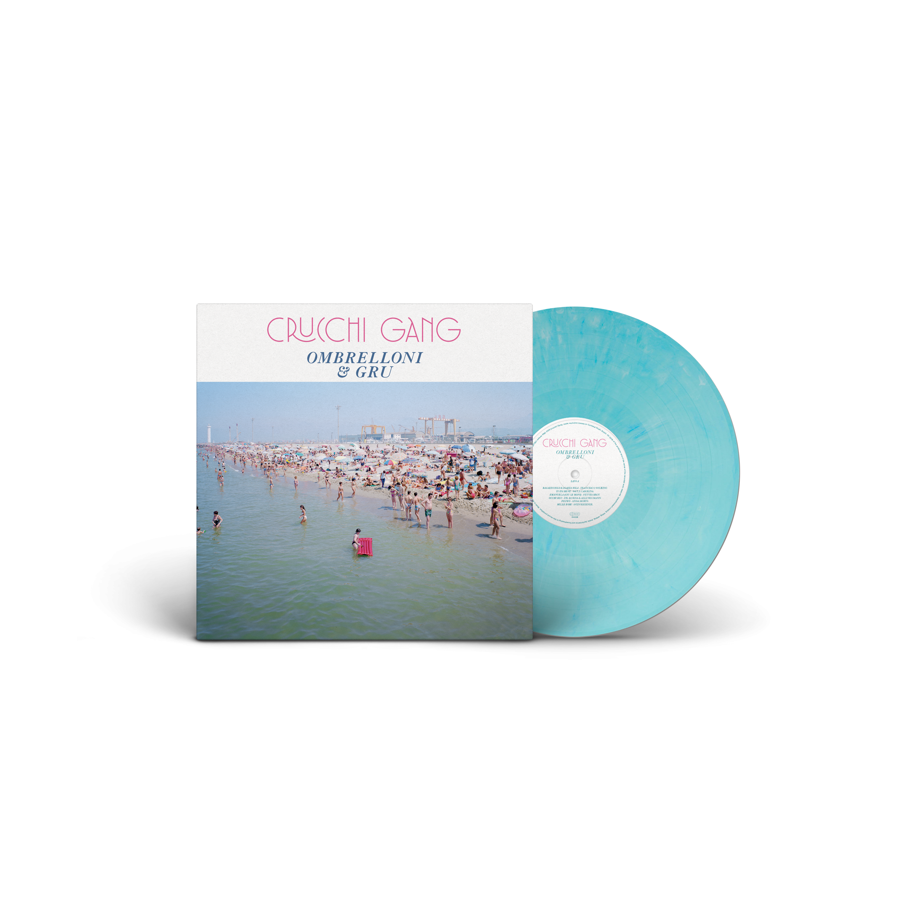 Crucchi Gang Ombrelloni & Gru LP marbled türkis 443367