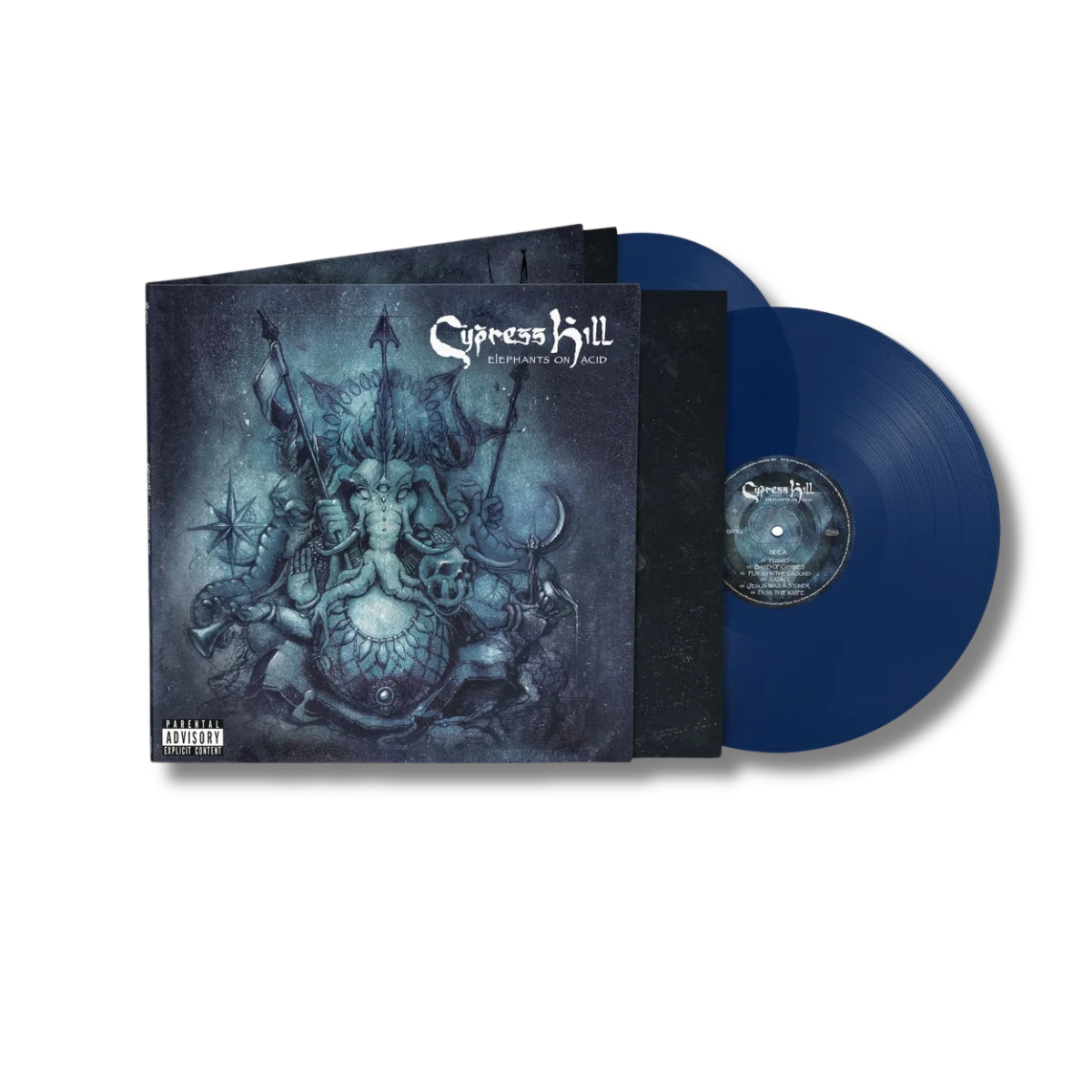Cypress Hill Elephants on Acid Blue translucent 2LP 459351