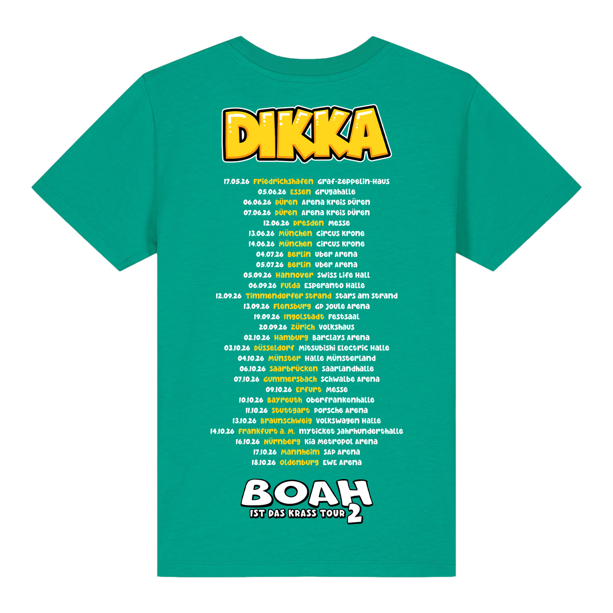 DIKKA BOAH ist das Krass 2 Blau-Ersatzrohware Kinder Shirt 463409