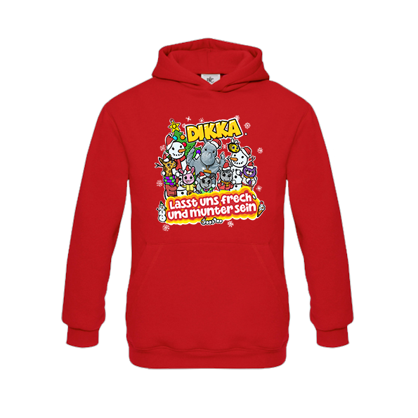 DIKKA Lasst uns frech und munter sein unisex Kinder-Hoodie 339565
