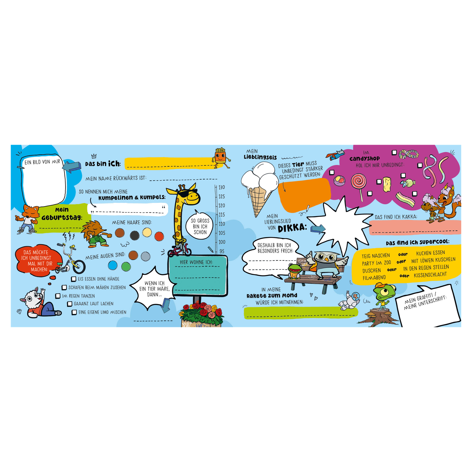 DIKKA Meine nashornstarke Gäng – Das Freundebuch von DIKKA Buch 332173