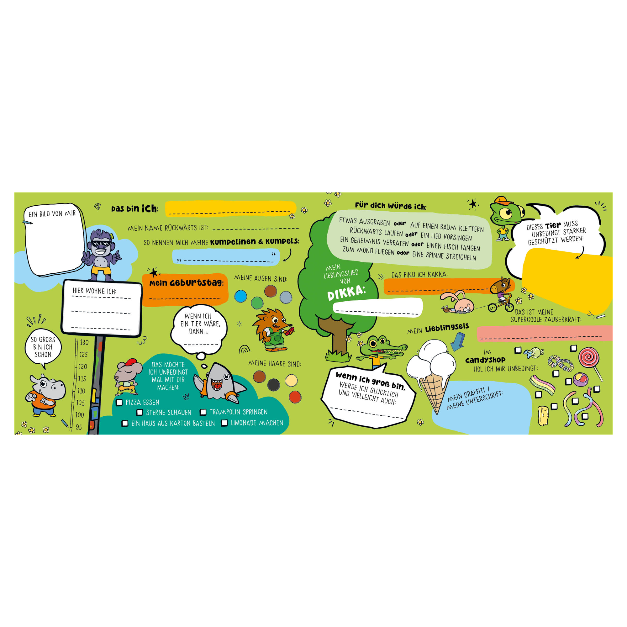 DIKKA Meine nashornstarke Gäng – Das Freundebuch von DIKKA Buch 332177