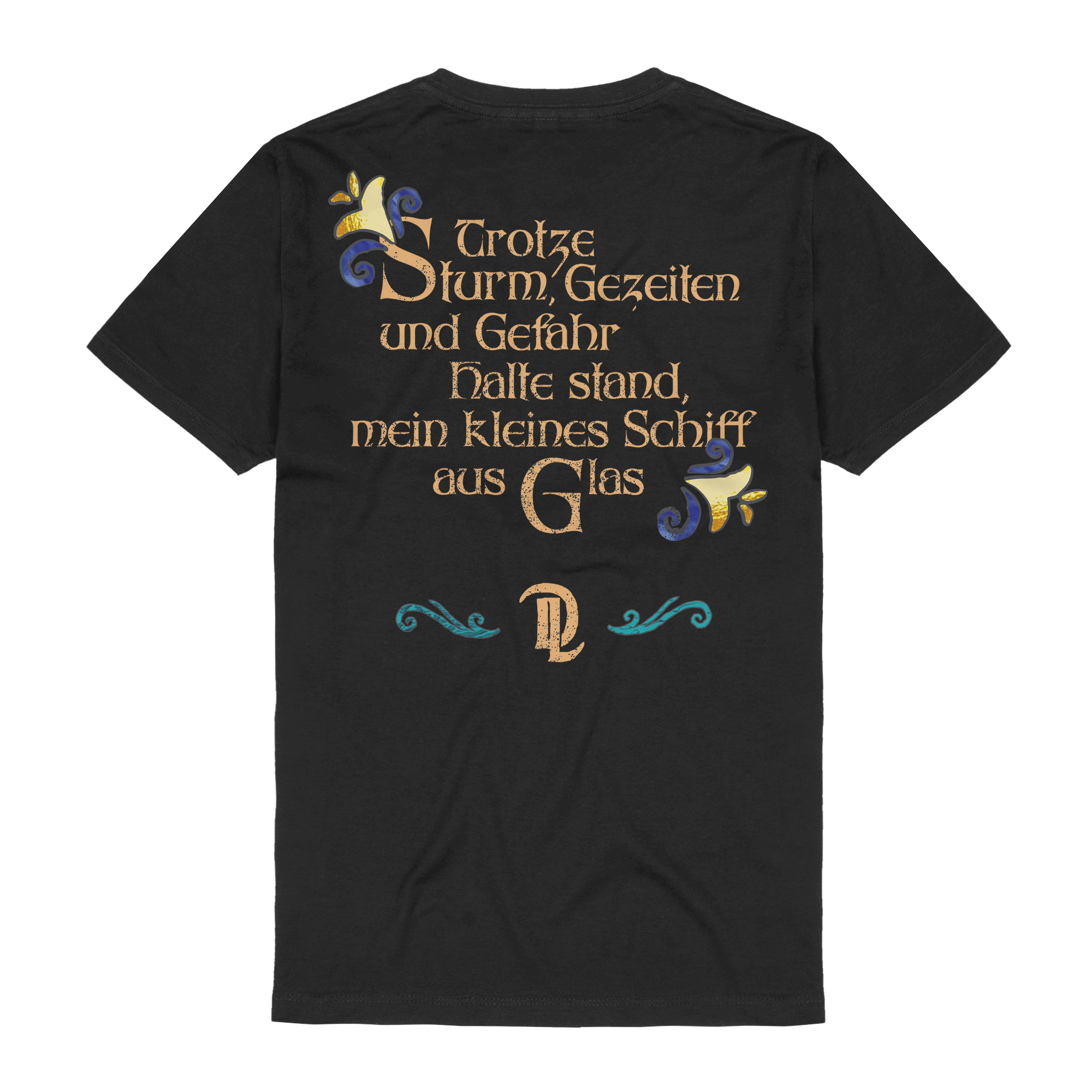 Dämmerland Schiff aus Glas T-Shirts 426270