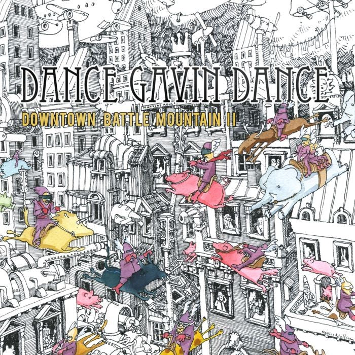 Dance Gavin Dance Downtown Battle Mountain II  15 Year Anniversary Light Blue Glitter LP 448176