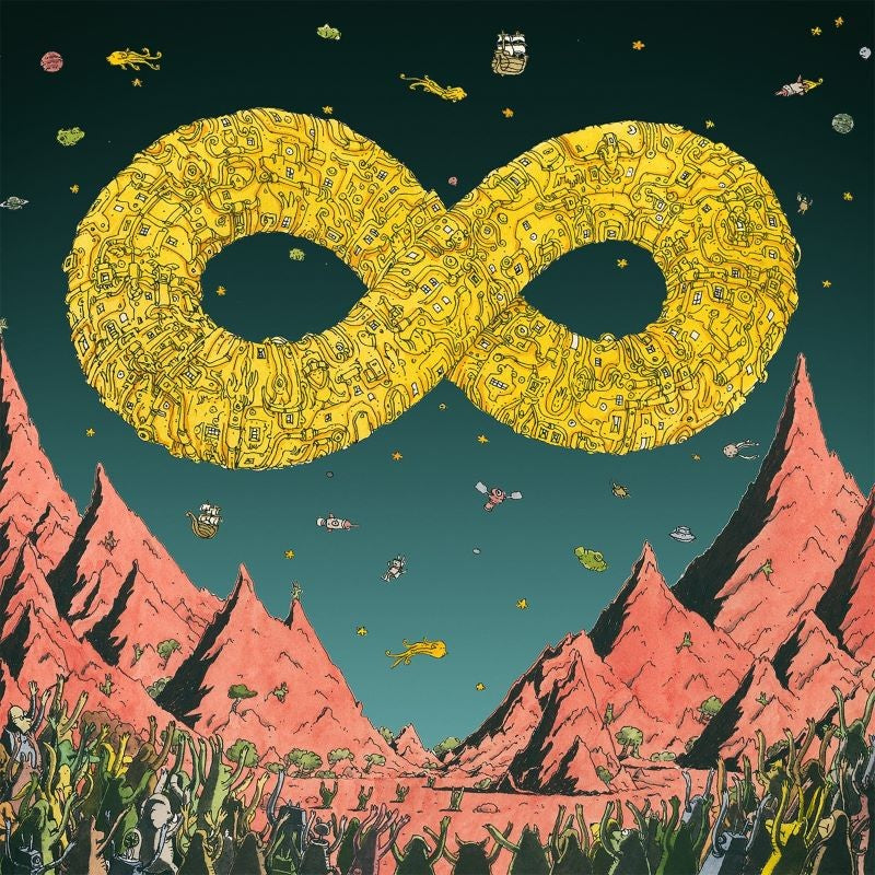 Dance Gavin Dance Mothership 10 Year Anniversary Sea Blue Glitter LP 448186