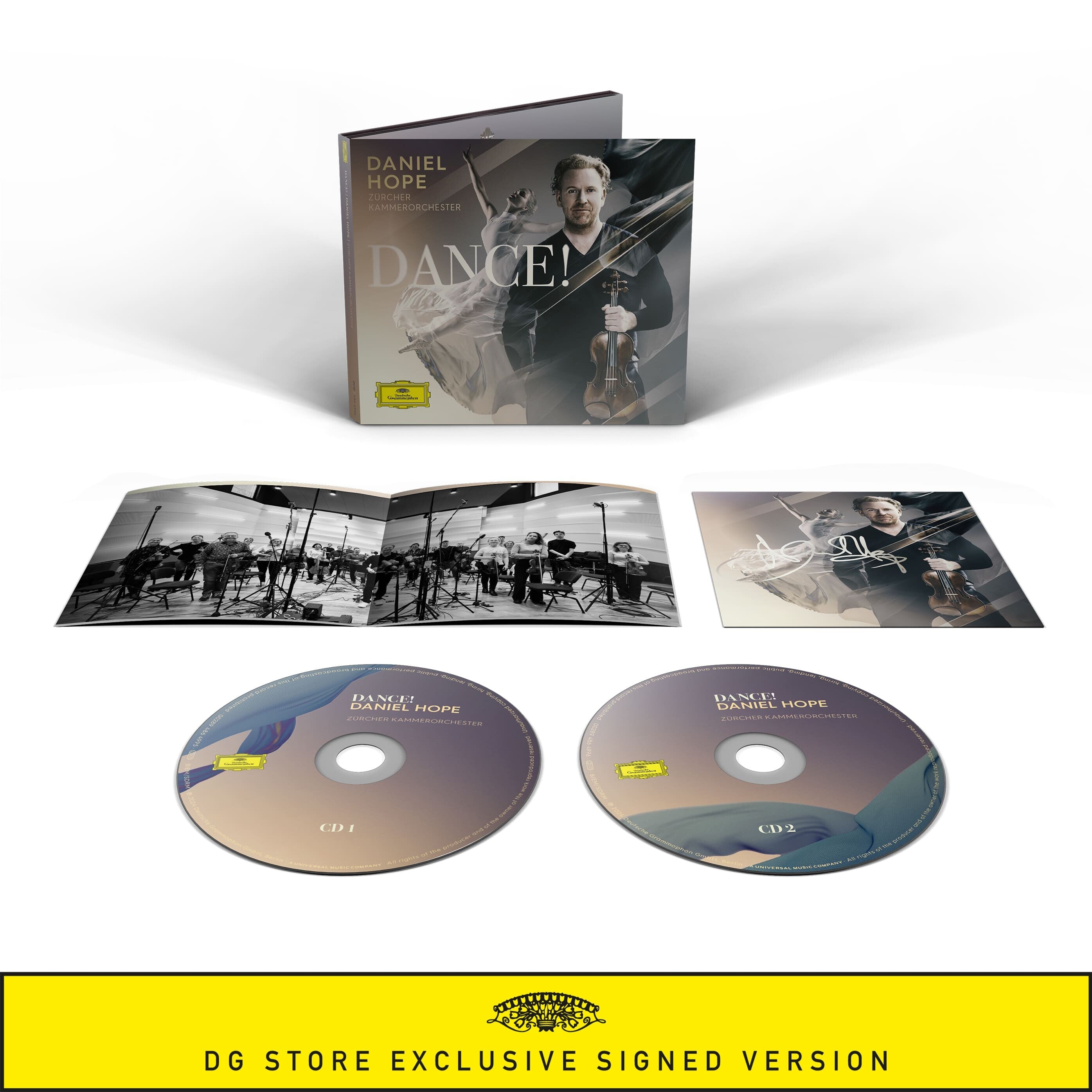 Daniel Hope & Zürcher Kammerorchester Dance! 2 CD Digipak + signierte Art Card 341393