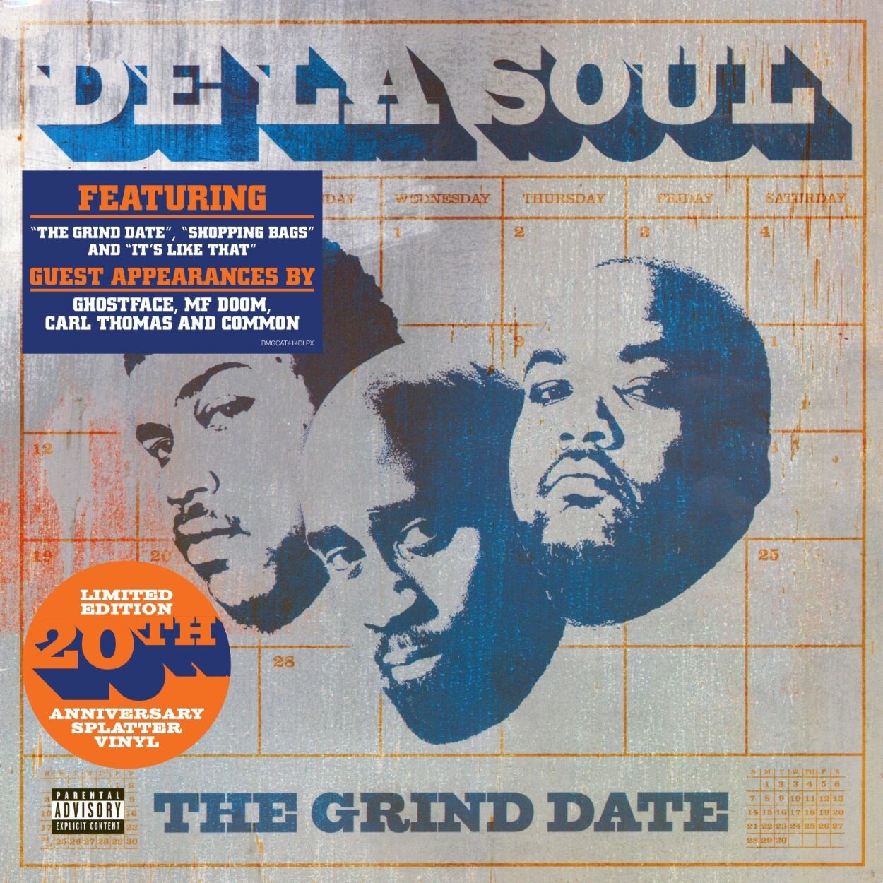 De La Soul The Grind Date  20th Anniversary Splatter LP 394305