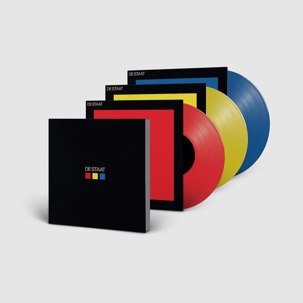 De Staat - red, yellow, blue (Red, Yellow, Blue Vinyl 3EP)
