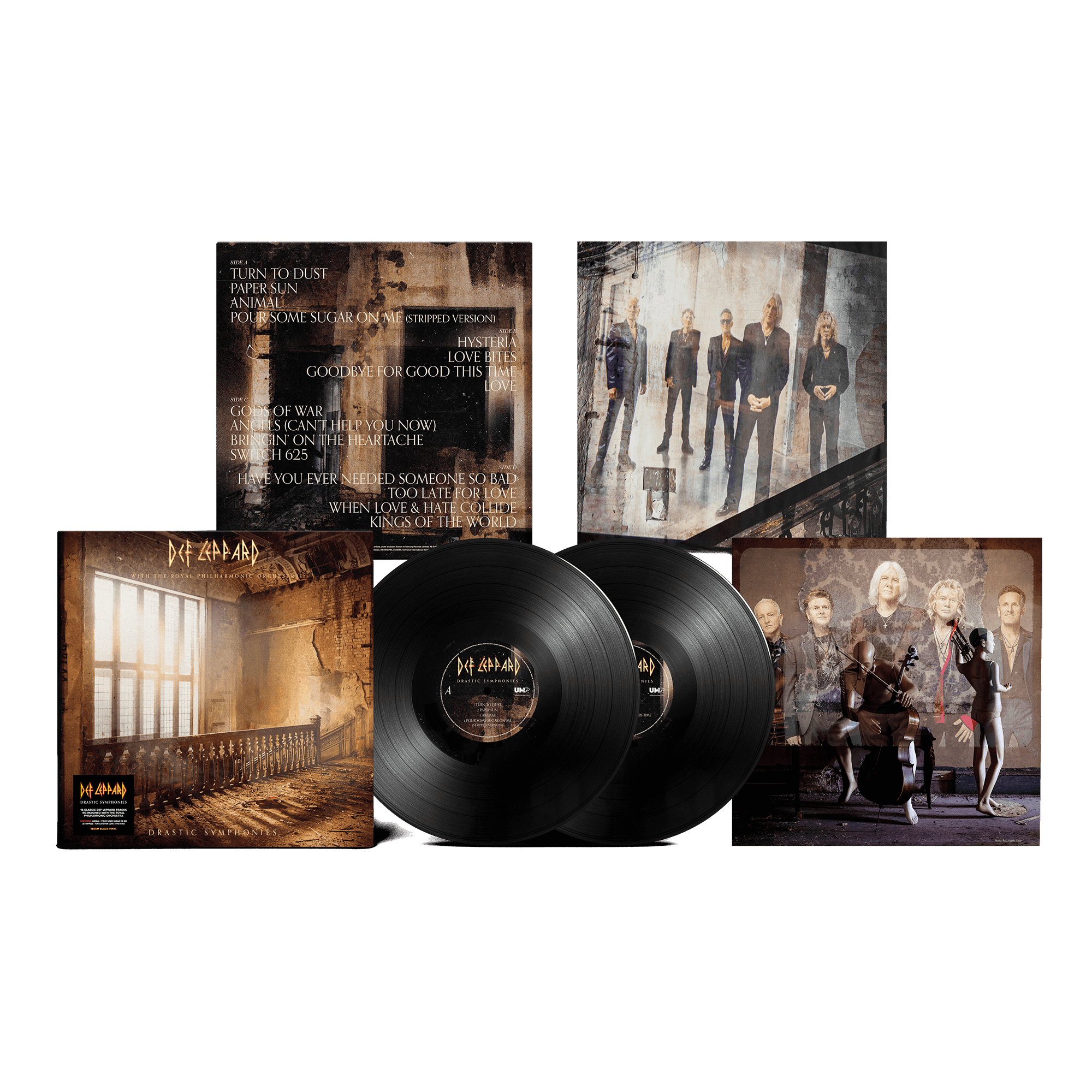 Def Leppard with The Royal Philharmonic Orchestra Drastic Symphonies Hoodie + 2LP 283887