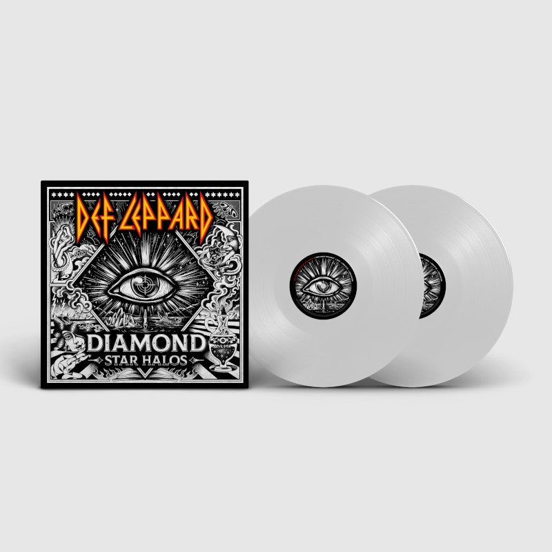 Def Leppard Diamond Star Halos Exclusive Limited Clear Vinyl 2LP 96602