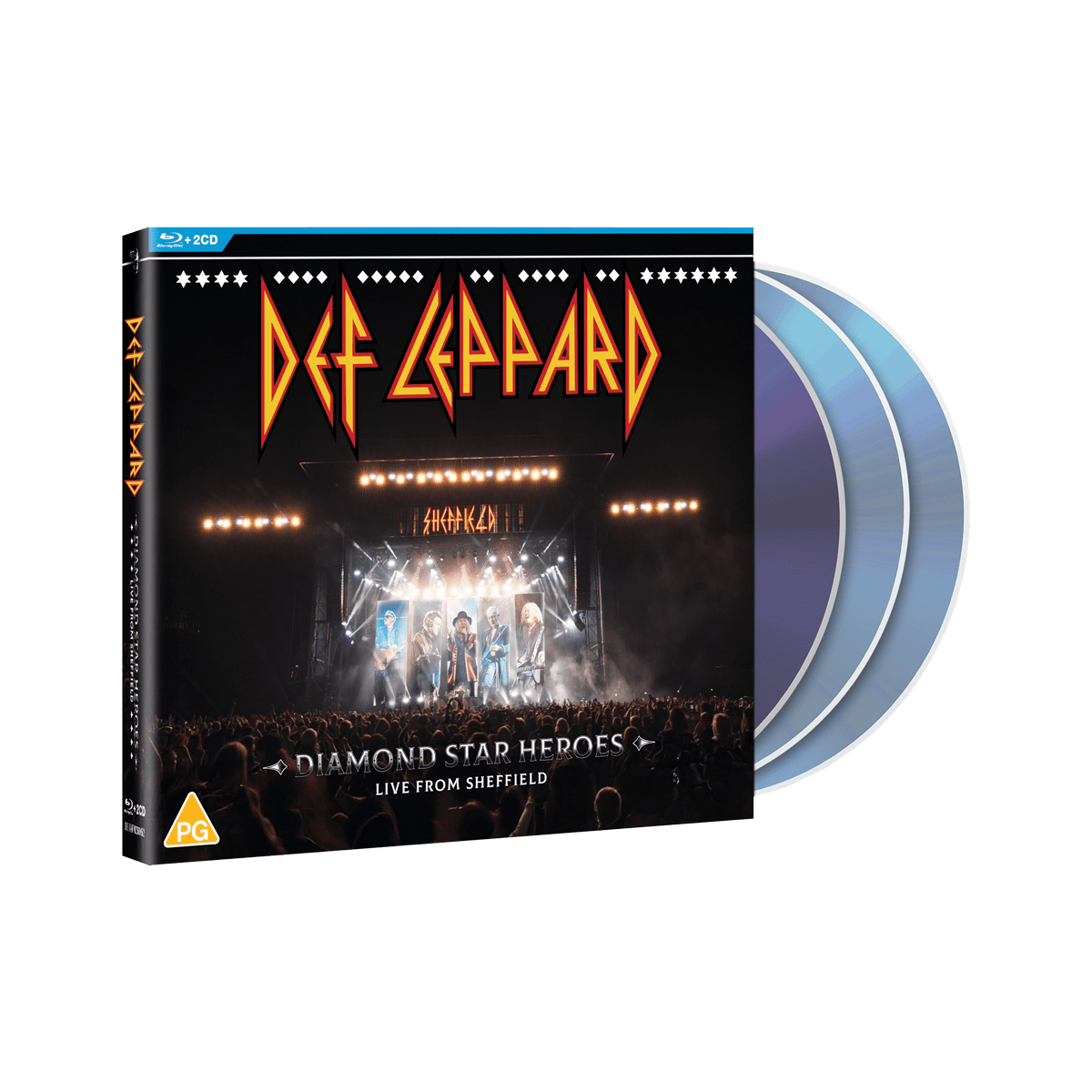 Def Leppard Diamond Star Heroes Live From Sheffield Blu-ray+2CD 428408
