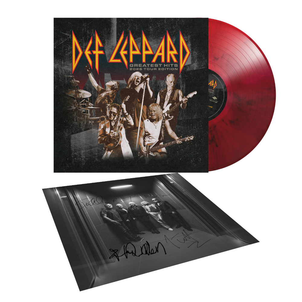 Def Leppard Greatest Hits 1LP Tour Edition + Signed Print 447000
