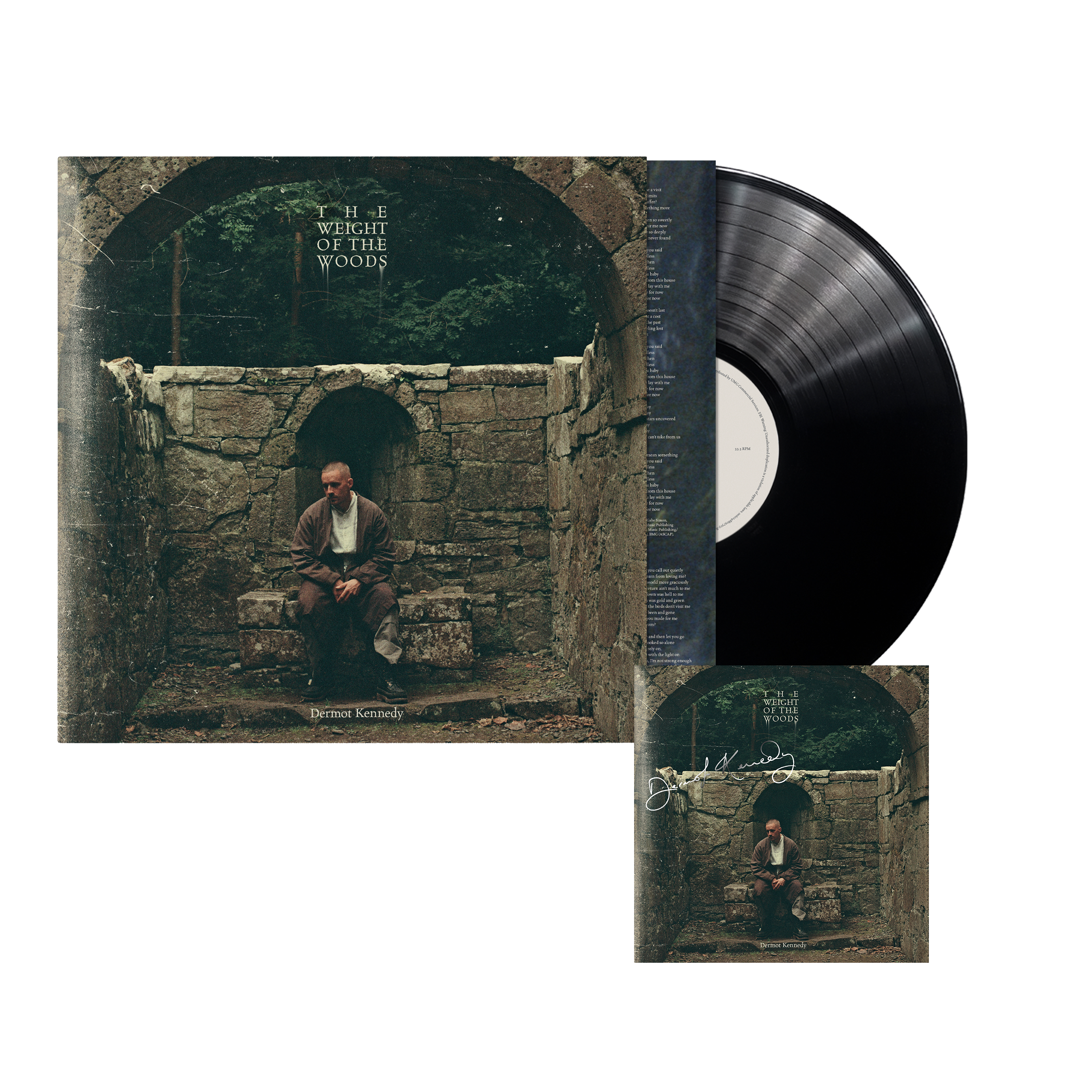 Dermot Kennedy The Weight of the Woods: Recycled Black Vinyl + Signed Art Card 433639