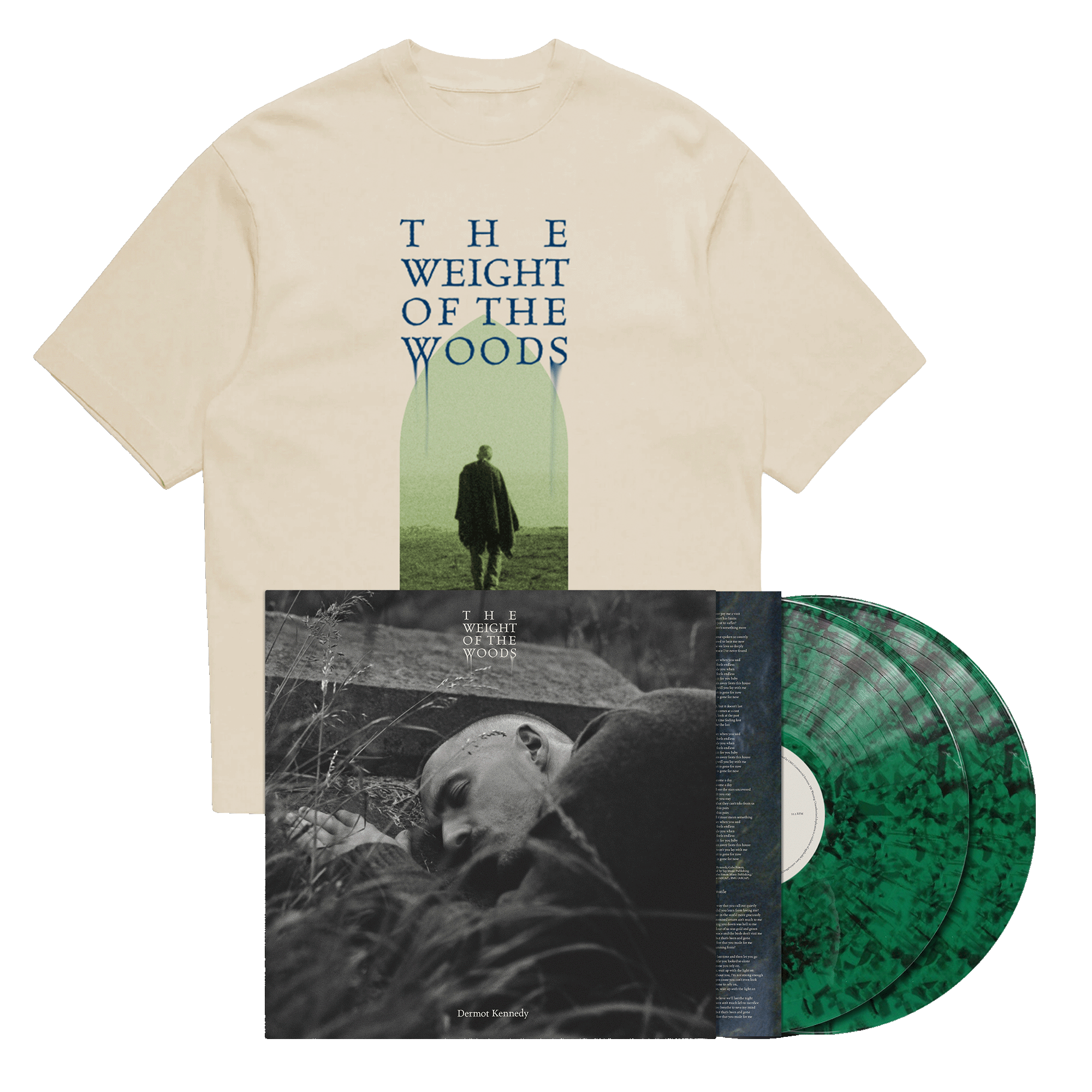 Dermot Kennedy The Weight of the Woods - 'The Hopeful Dark' Exclusive 2LP + Archway T-Shirt Bundle 433893