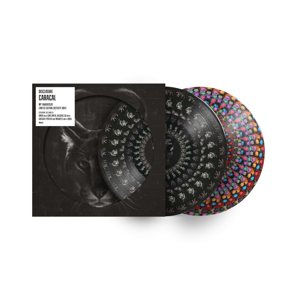 Disclosure Caracal (10th Anniversary Edition) Limited Zoetrope Vinyl 2LP 429654